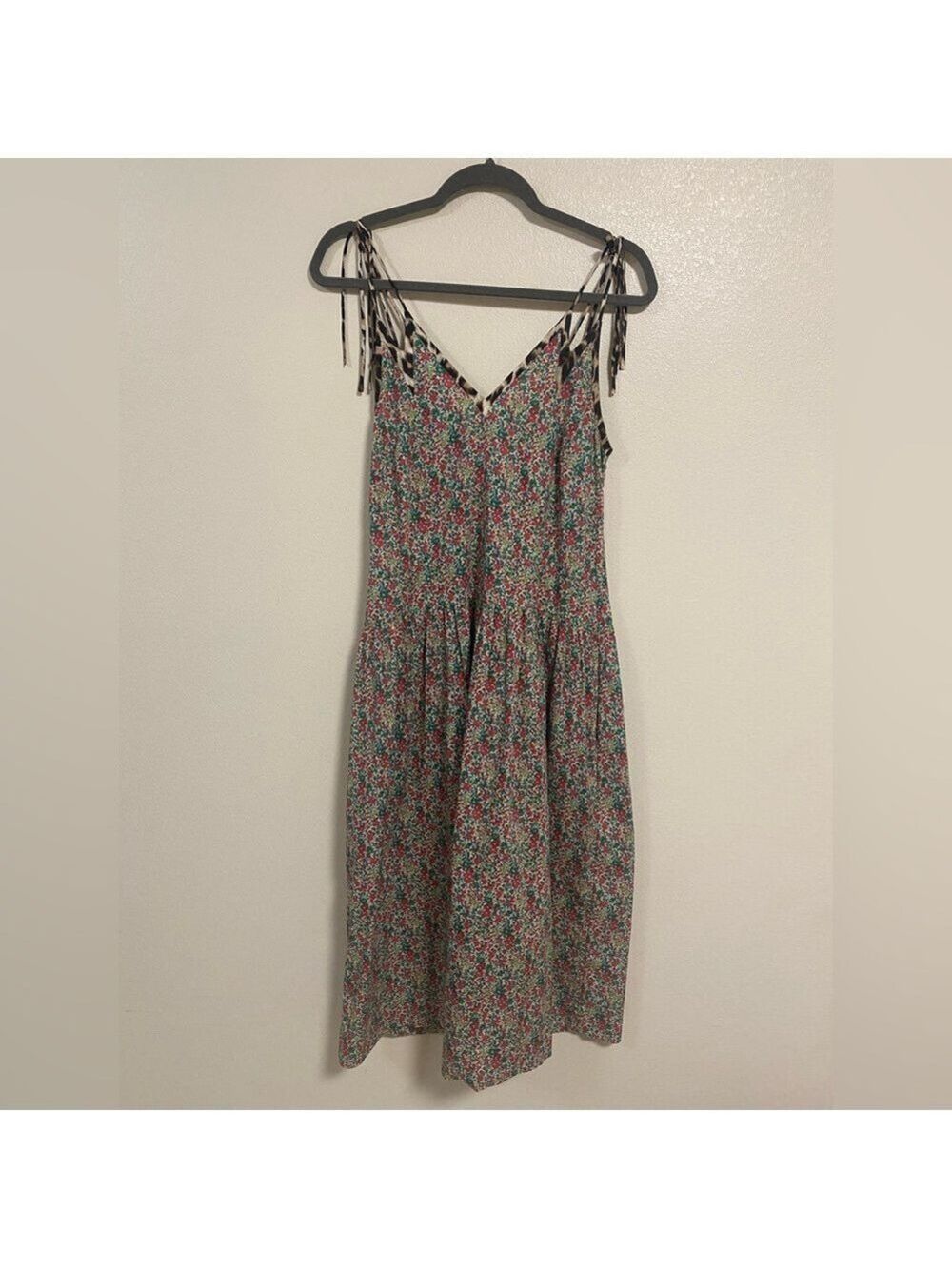La Prestic Ouiston Dress Women’s Size XS/S Ditzy Floral Print Midi Dress